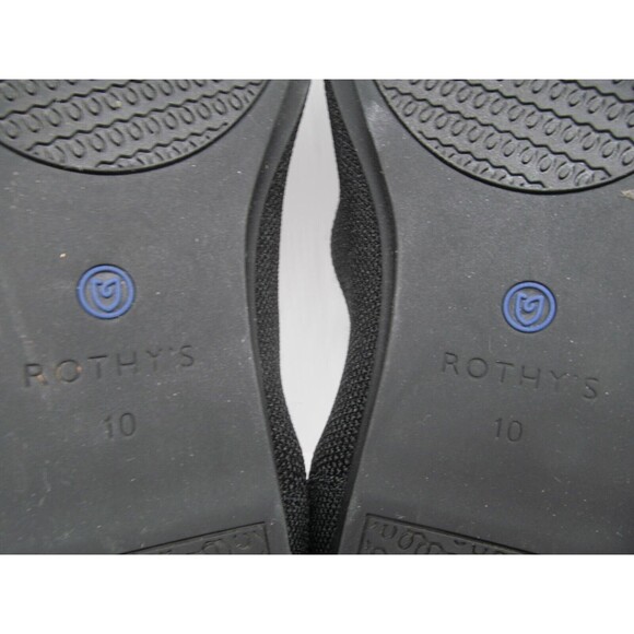 Rothy's Womens Black Flat Round Toe Knit Ballet Slip On Loafers Size US 10 - Picture 16 of 16